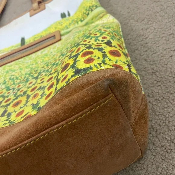 Dooney & Bourke Sunflower Field Tote Bag - Picture 7 of 16
